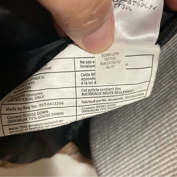 EDDIE BAUER Goose Down Tan Gilet Puffer Tan Beige Vest Womens Medium - Picture 12 of 16